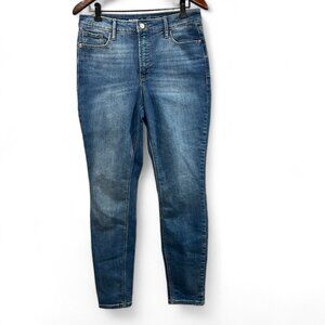 Old Navy Jeans Womens Size 10 Blue Denim High Rise Super Skinny Rockstar Stretch
